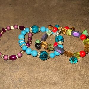 3 Beaded Bracelets
